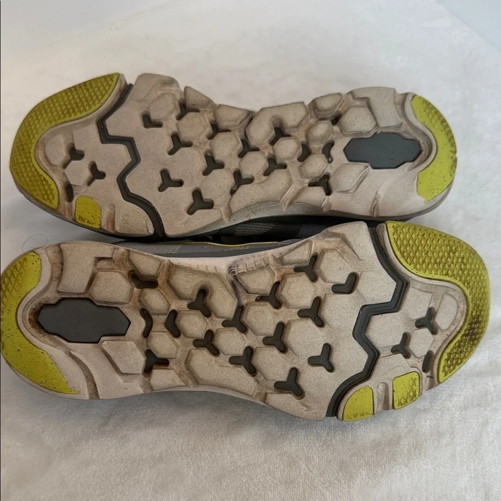 Nike Gray with Neon Yellow Accents Sneakers